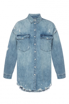 ‘tyla’ distressed denim shirt, zdjęcie 1 ‘tyla’ distressed denim shirt od AllSaints